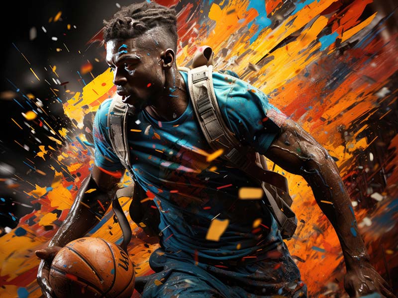 炸裂钻裆过人国外一球员竟从对手裆下钻过上篮！对文班用用